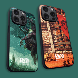 魔兽世界手机壳16Promax游戏WOW皮纹pura80暴雪ip11 12P K80 15plus部落RENO14联盟iqoo13米15荣耀400