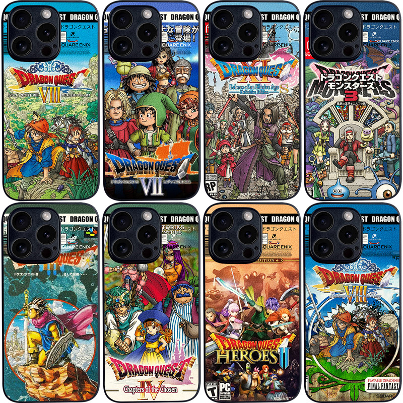 勇者斗恶龙手机壳15promax鸟山明ip14plus游戏mate60/50漫画13mini P60荣耀90 IQOO11皮纹软壳K60 nova10米14