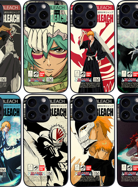 死神bleach手机壳适用ip14promax黑崎一护ip12/13动漫K50复古