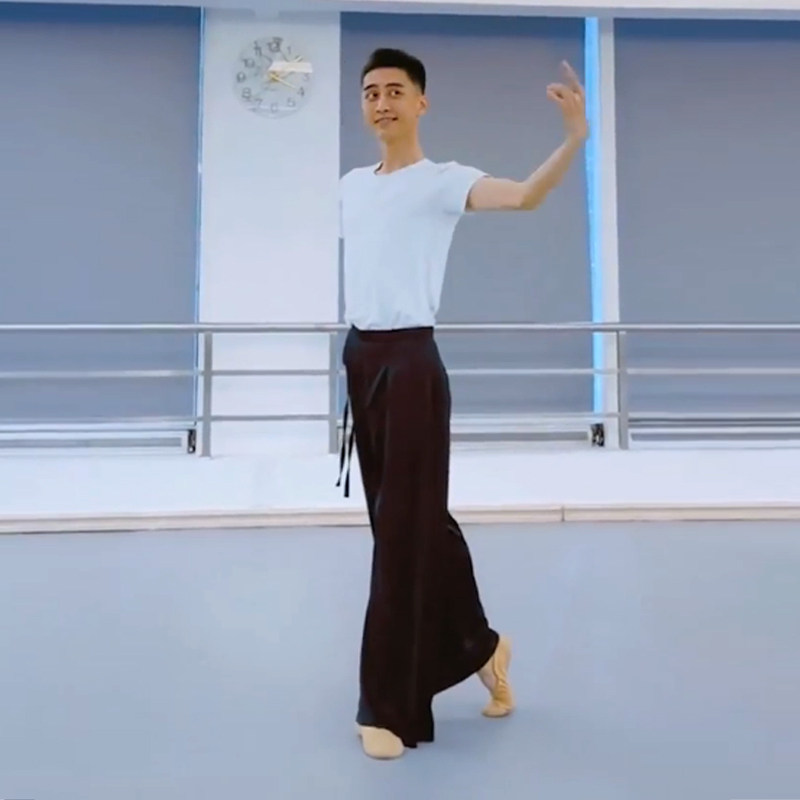 郭青天老师全国巡回古典舞大师课指定专用身韵服练功服柔滑裤子