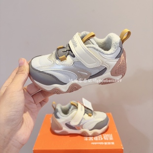 基诺浦机能鞋春秋四季冬加绒棉鞋稳步鞋男女童鞋运动鞋1799 1829