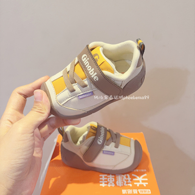 基诺浦机能鞋26春四季轻便软底透气步前鞋男女童学步鞋关键鞋悦山