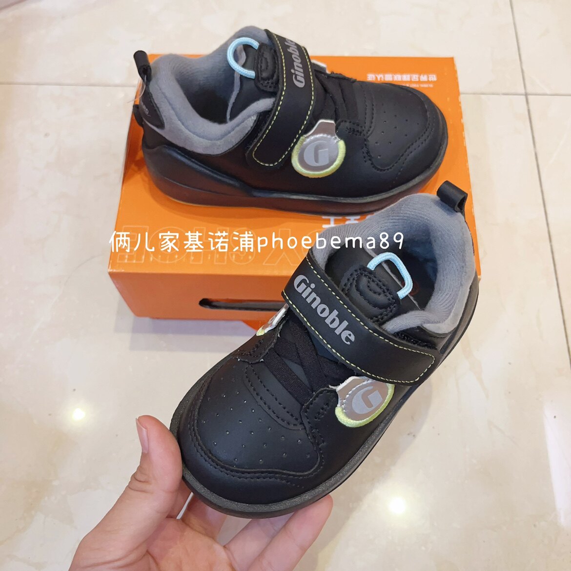 皮面秋冬薄绒基诺浦板鞋轻便