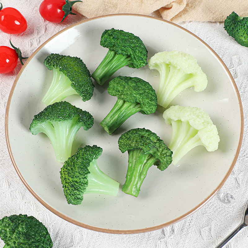 仿真食物蔬菜西兰花摄影道具模型