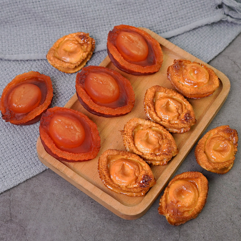 仿真鲍鱼假食物模型酒店食材样品道具摄影视道具海鲜玩具橱柜展示