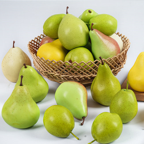 苹果梨家居橱柜装饰写生摄影模型