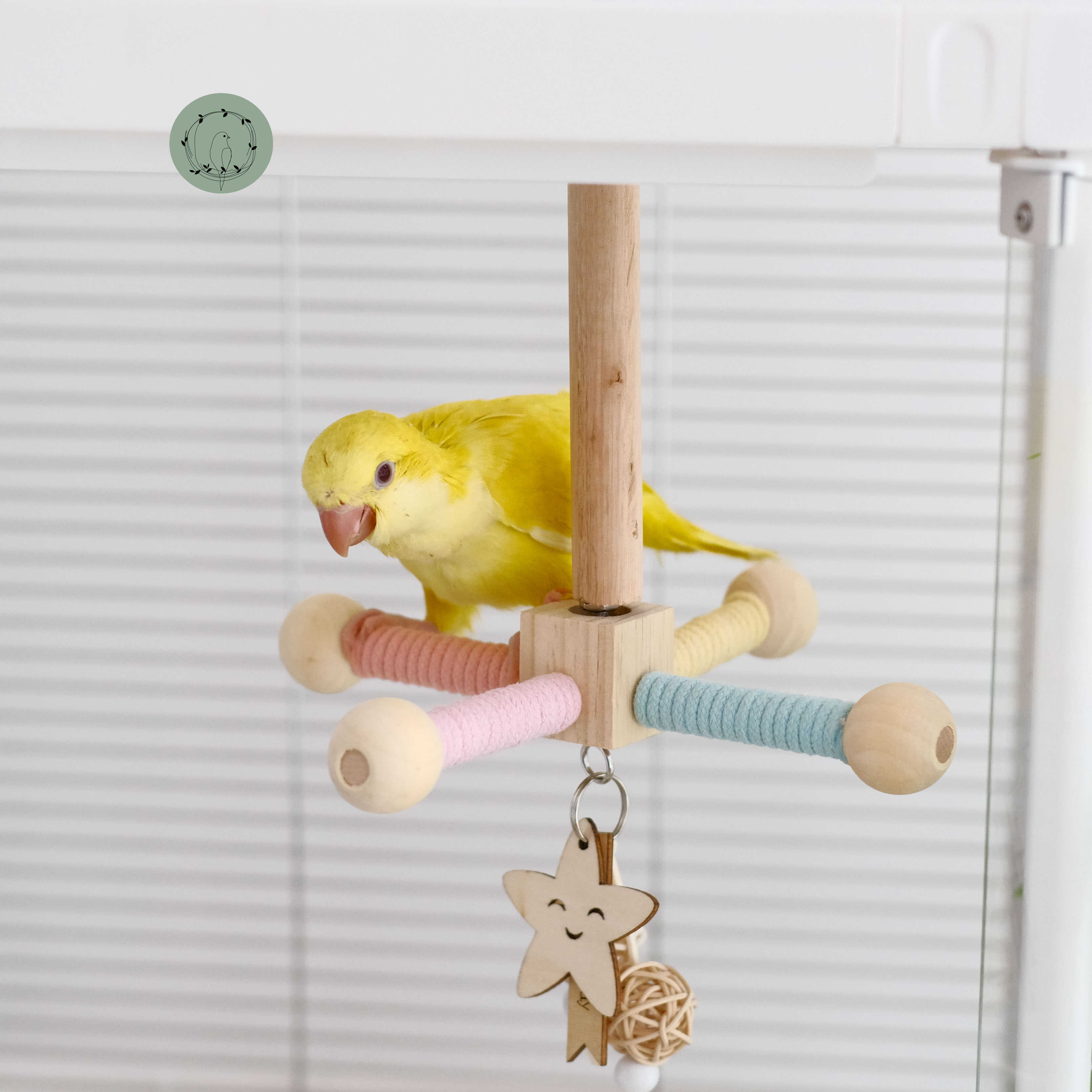 鹦鹉旋转风车站架空中马卡龙站架