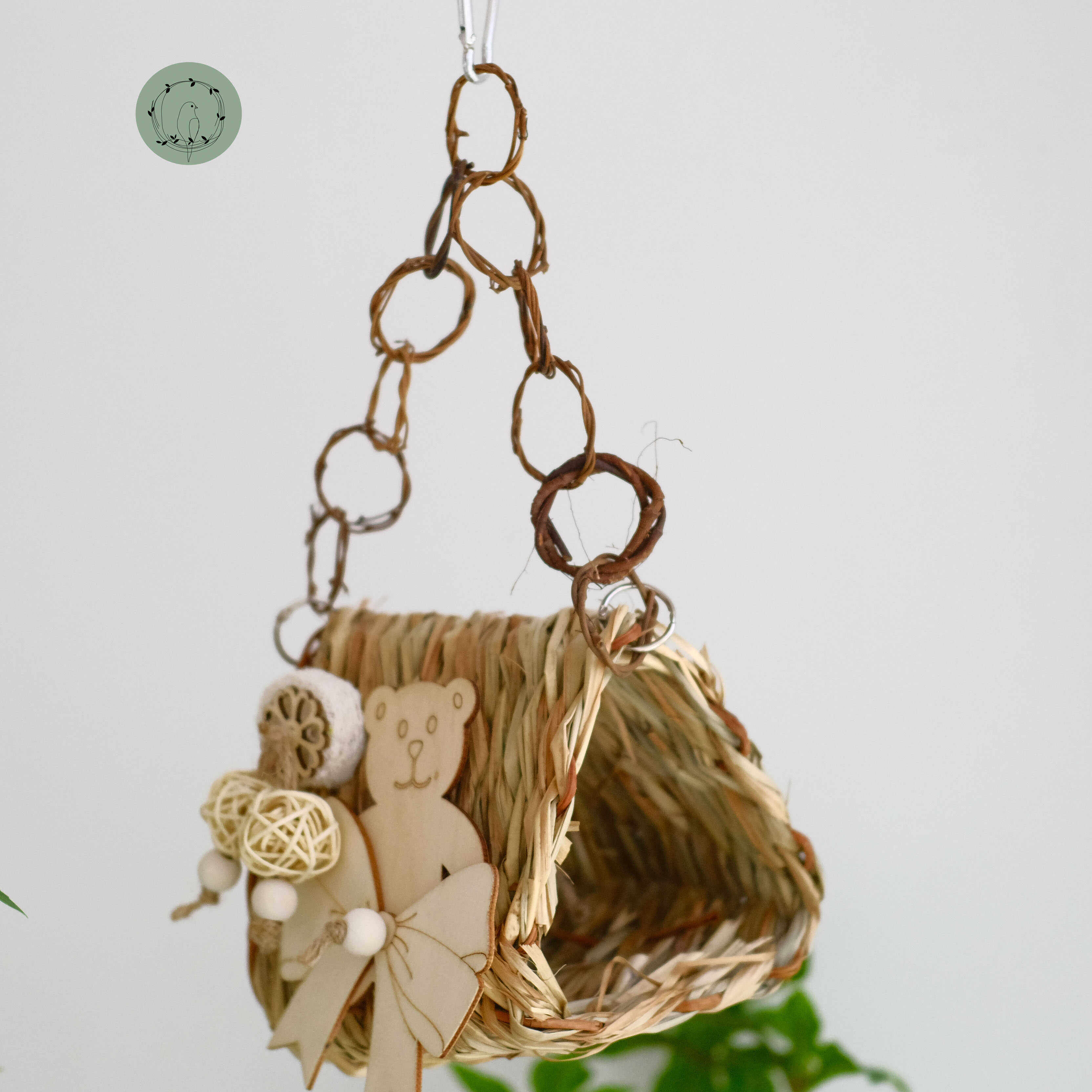 鹦鹉窝鸟巢草编藤编玄凤虎皮牡丹珍珠文鸟秋千吊床悬挂式睡觉用品,宠物/宠物食品及用品,鸟玩具,淘宝优惠券,粉丝福利购,淘宝优惠卷