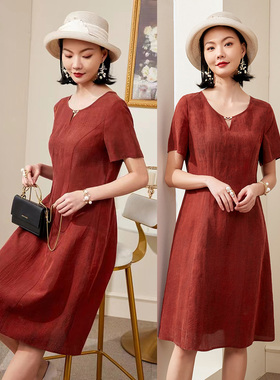 做衣服 CX300香云纱连衣裙女真丝桑蚕丝裙子改良旗袍新款纸样大全