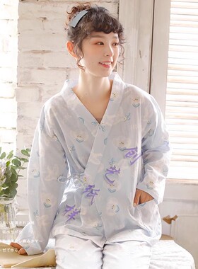 打版图纸样C124日式和服睡衣新款春秋款日系家居服套装DIY1:1实物