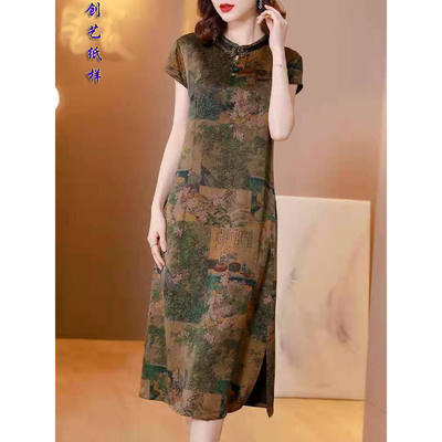 莨绸创艺纸样牛皮纸旗袍纸样