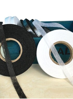 嵌条粘合衬条1cm宽 缝位定型有线粘合衬条纤带嵌带衬布带胶牵条