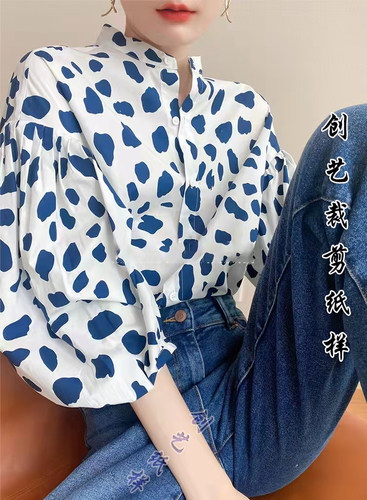 实样裁剪衬衫宽松创艺衬衣牛皮纸