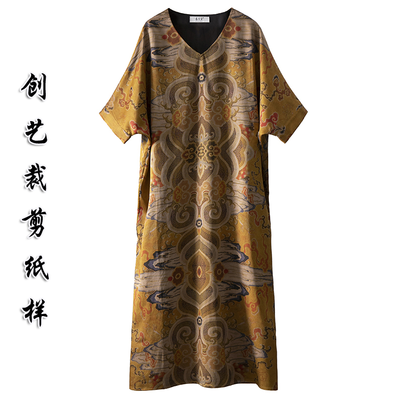 香云纱袍子创艺连衣裙牛皮纸纸样
