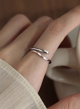 蛇形戒指女生2025年小众设计感本命年灵蛇食指戒生肖蛇指环