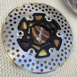 卡野正品220mm浮动盘3孔7.0孔距刹车碟刹盘N1s电摩改装配件