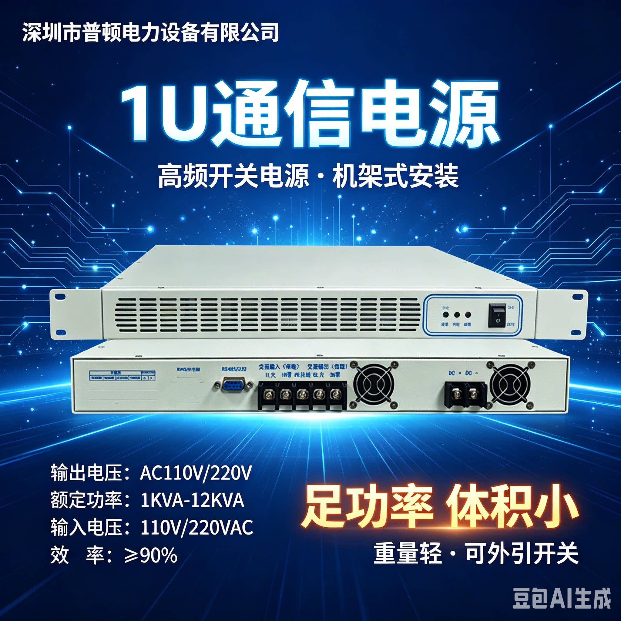 普顿PD纯正弦波逆变器1KVA-12KVA