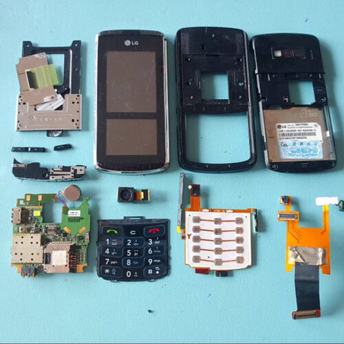 适用于 LG KF600 屏幕 后框 主板 按键 开机 音量按键 滑道 排线