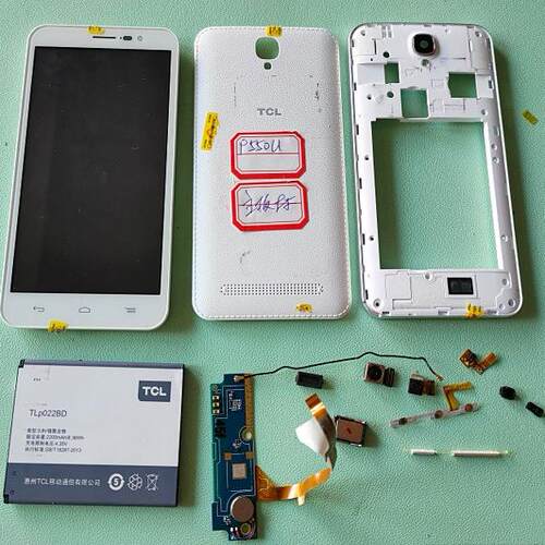 适用于 TCL P550U 屏幕 后壳 后盖 电池 摄像头 喇叭 听筒 按键