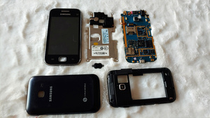 适用于 三星S6358 主板 屏幕带框  后框带按键  后盖 喇叭带SIM