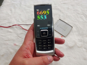 适用于 三星E840 彩屏推盖 机器  可开机 收藏复古可拆零件