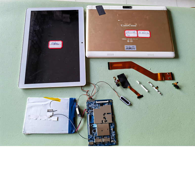 适用于 Uniscom 紫光电子 MZ63主板 按键 排线 像头后盖 屏幕内屏