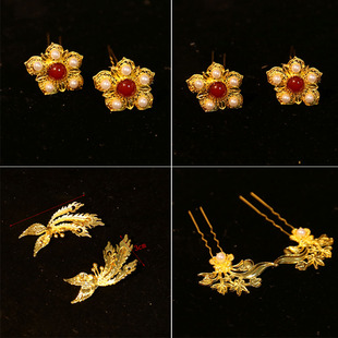 精致爆款发簪汉服珍珠发饰发钗日常簪子头饰明制古风点缀