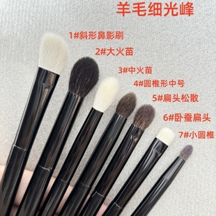 不贵，但好用！羊毛细光峰眼影刷晕染鼻影卧蚕高光提亮细节化妆刷