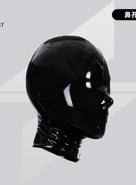 JUNTO JOLT男士乳胶头套latex英国4D RR胶片 JJ胶衣cos头套