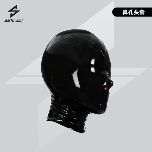 JUNTO JOLT男士乳胶头套latex英国4D RR胶片 JJ胶衣cos头套