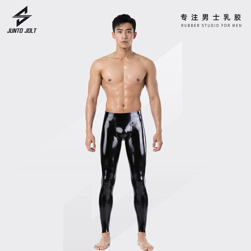 JUNTO JOLT男士乳胶立体裆紧身裤latex英国4D RR胶片 JJ胶衣cos服