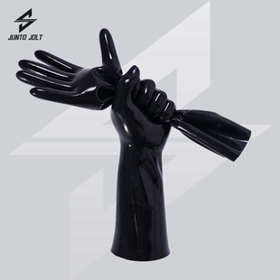 JUNTO JOLT男士乳胶衣手套量身定制latex紧身手套