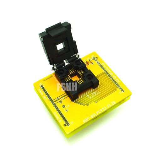 ADP-89LPC932-PL28烧写座适配器 89LPC932 PLCC28转DIP40烧录座