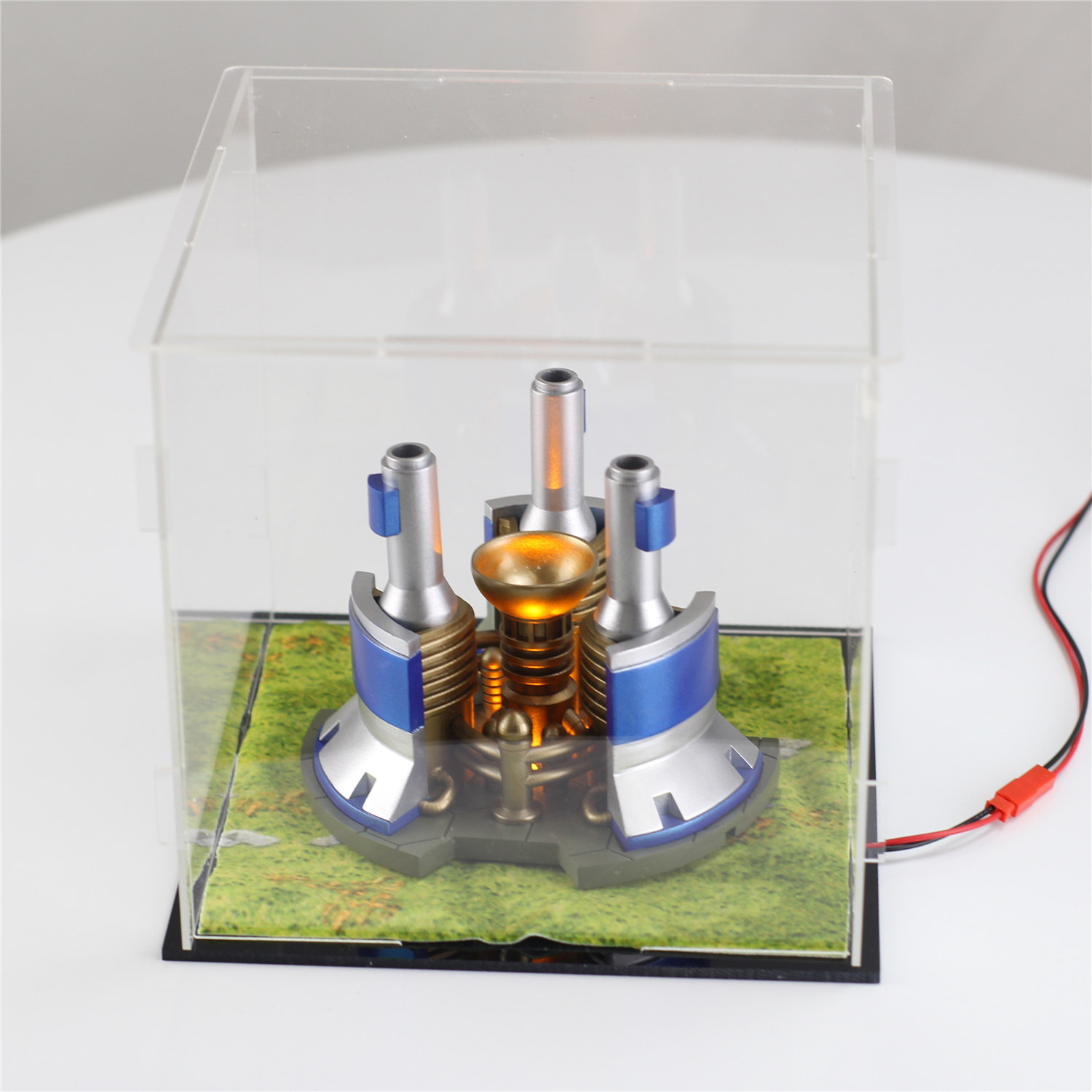 3d打印红色警戒红警尤里的复仇盟军发电厂 模型手办电脑主机装饰