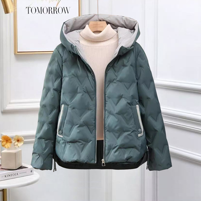 新款时尚小个子短款轻薄羽绒服女