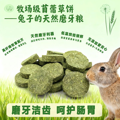 兔子磨牙草棒磨牙草饼
