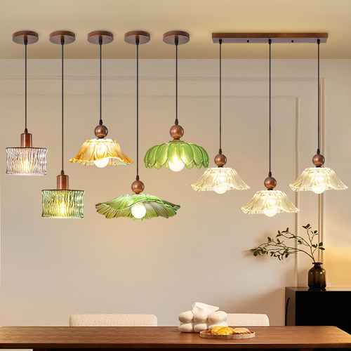 单头轻奢玻璃创意个性艺术小吊灯