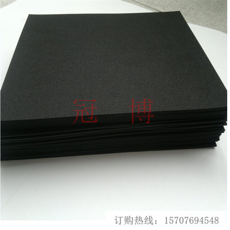 厂家直销黑色防静电EVA周转箱专用防静电泡棉材料提供冲型等加工
