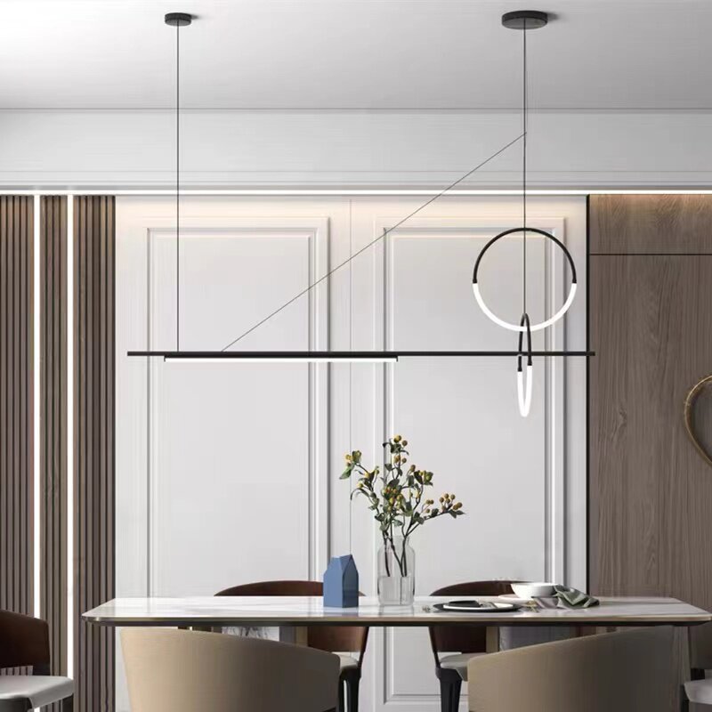 前台吧台样板间专卖店展厅创意个性现代北欧设计师款吊灯网红餐厅