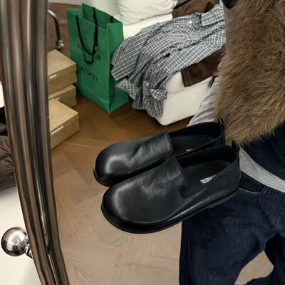 H55女鞋自在旅途2026春季新款极简美学休闲简约百搭厚底勃肯鞋女