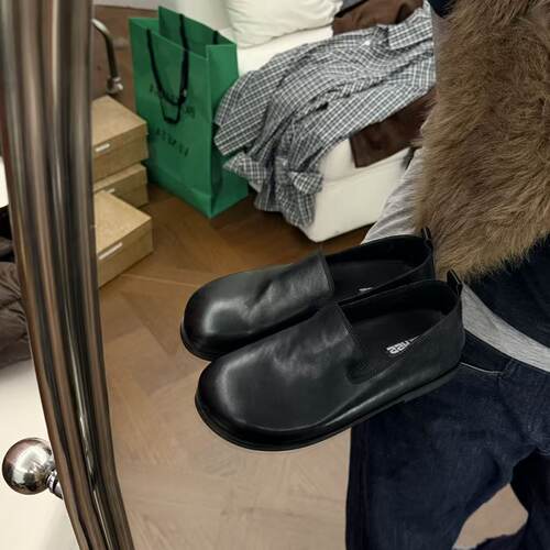 【现货】H55女鞋2026春季新款极简美学休闲简约百搭厚底博肯鞋女