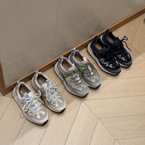 H55女鞋山雾花野2026春季新款轻奢户外拼色休闲舒适慢跑老爹鞋