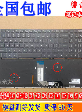 神舟战神GX7 GX8 GX9 ZX7 ZX8 ZX9 TX6 TX7 TX8 TX9 Z7 G8 G9键盘