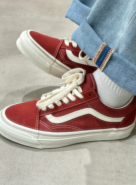 范斯vans old skool舒适百搭低帮男女板鞋帆布鞋红色VN000CY2DKR