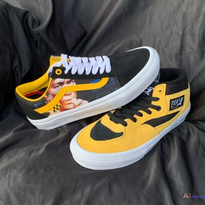 vans联名系带李小龙滑板鞋half