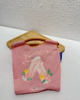 Розовые маленькие балетки, бретели