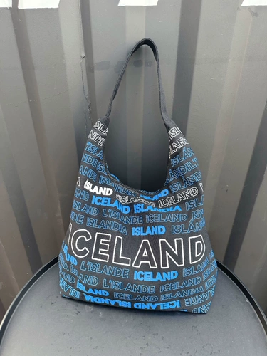 Такая же исландская холстальная сумка дибы