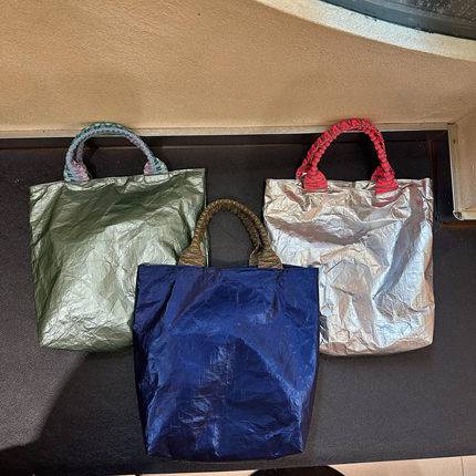 韩系小众迷你杜邦纸斜挎小包新款荧光色手提包手机包