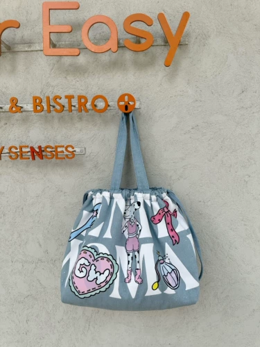 Флисовая демисезонная джинсовая вместительная и большая сумка на одно плечо, Таиланд