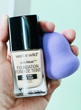 正品wet n wild wnw湿又野维特娃焦点粉底液持久保湿遮瑕自然裸妆